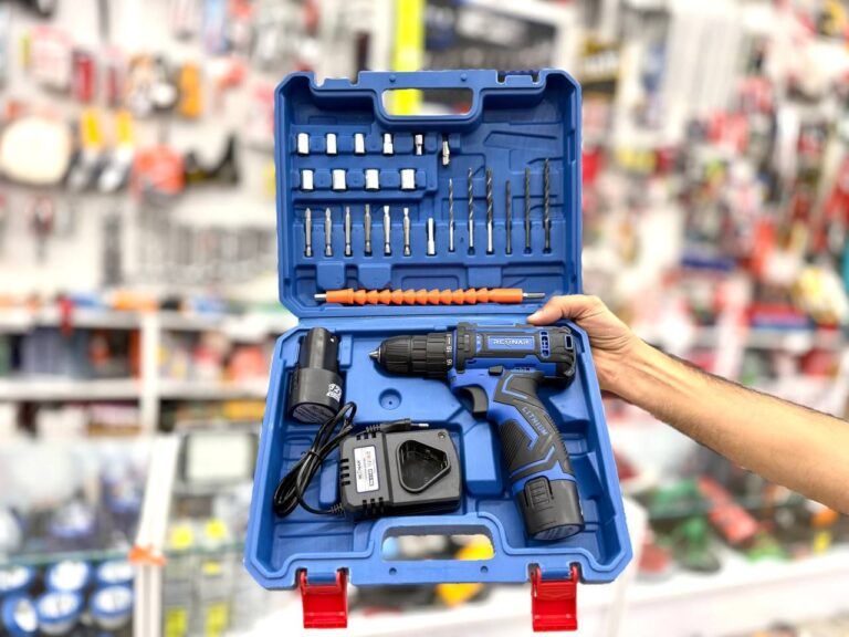 رزرو اقساطی دریل شارژی دوباتری با لوازم رگنار