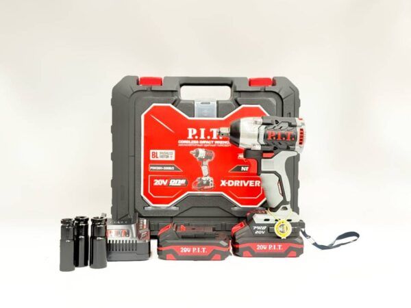 بکس شارژي پي اي تي 20ولت دو باطري با کيف pit20h-300b2