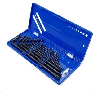 ست الن ستاره اي 9 پارچه مشکي بلند AZD T10-T50 (جعبه ابي)